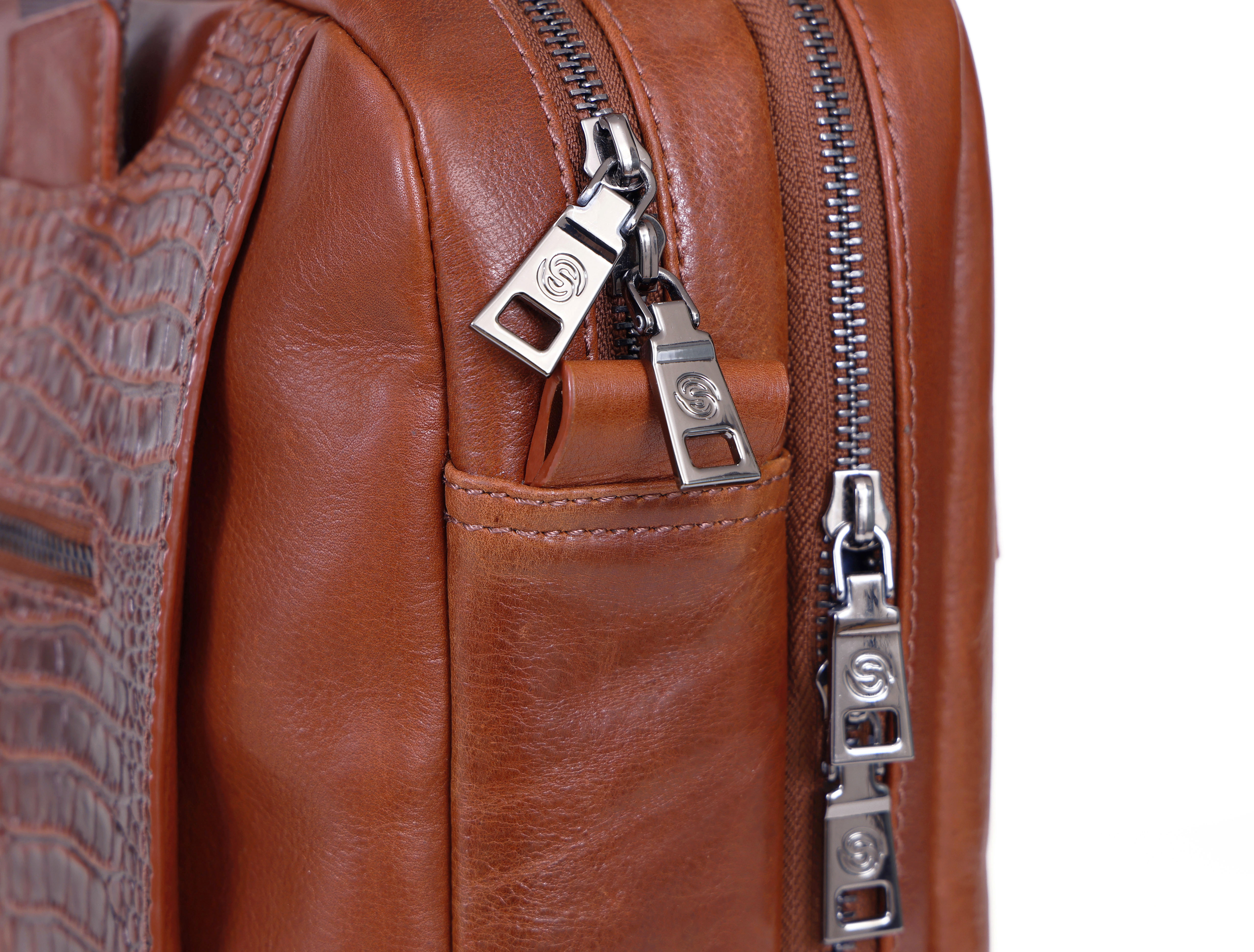 Pramadda Pure Luxury Tan Sling Bag 9 inch Small Leather Sling Bag for Men  Women | Mobile Messenger Side Bag | Sling Bag for men Travel | Leather  Business Travel Crossbody Side